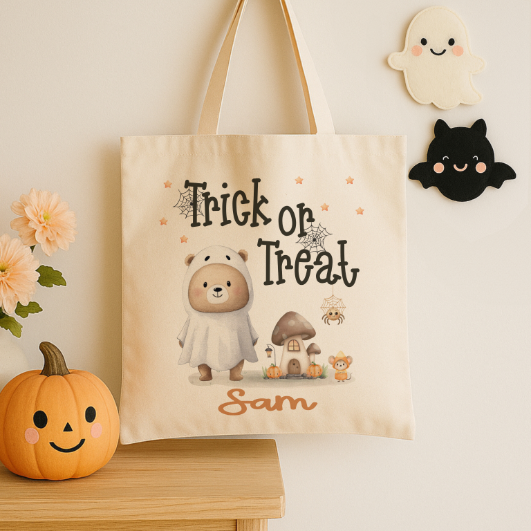 Personalised Trick Or Treat Bag