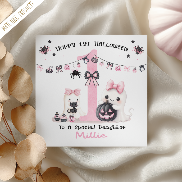 Personalised Baby’s 1st Halloween Card