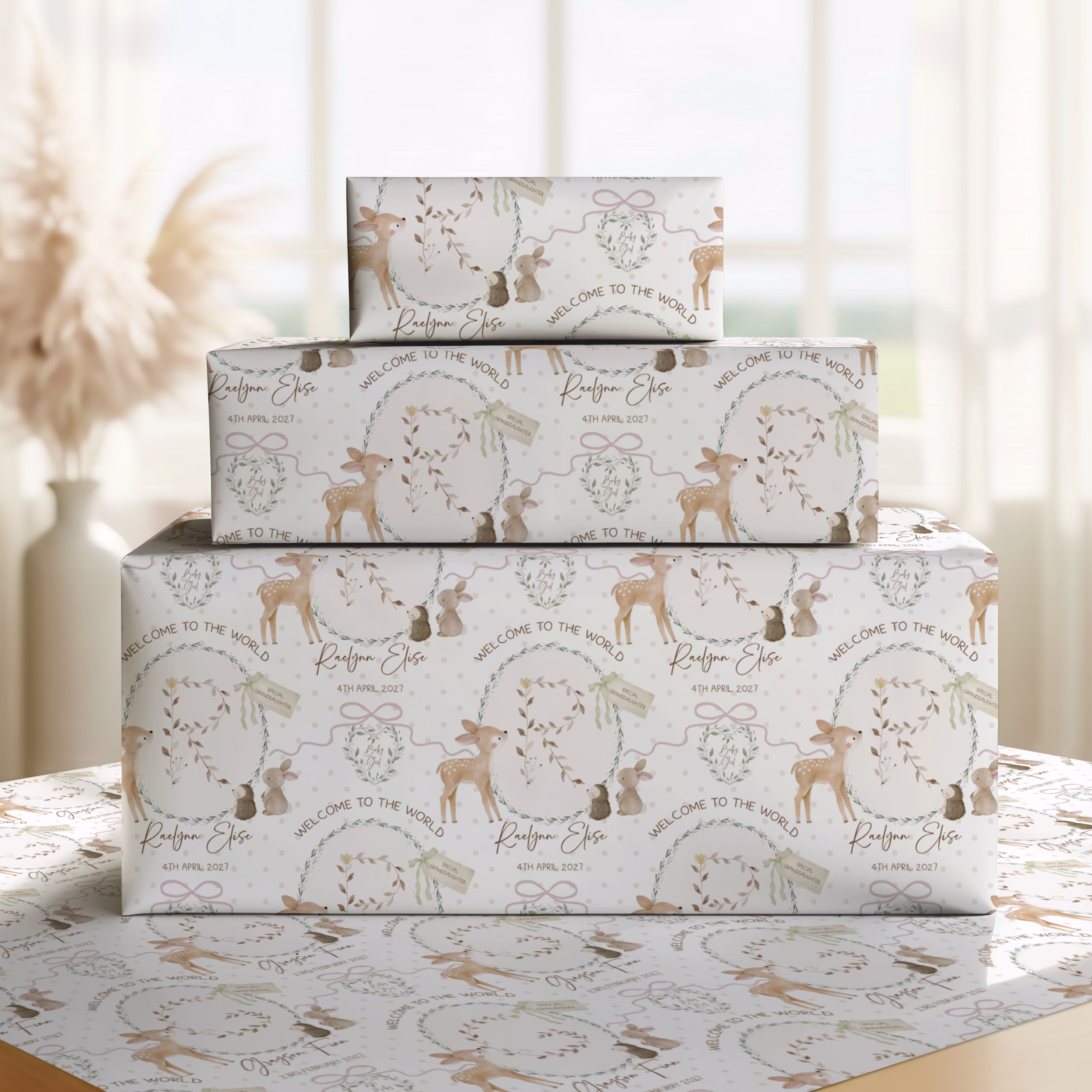 New Baby Gift Wrapping Paper