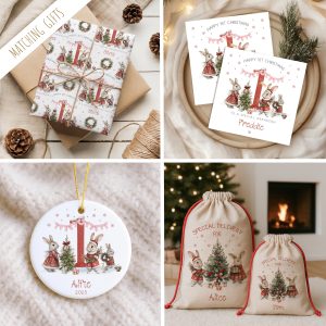 Christmas Duck & Rabbits CHRISTMAS SACK