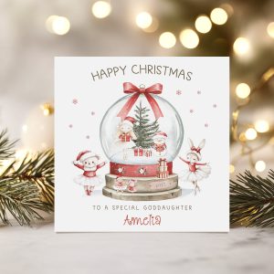 Personalised Ballet Christmas Card