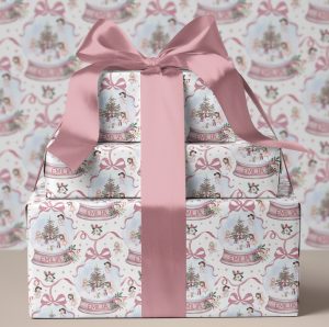 Personalised Fairy Christmas Gift Wrapping Paper