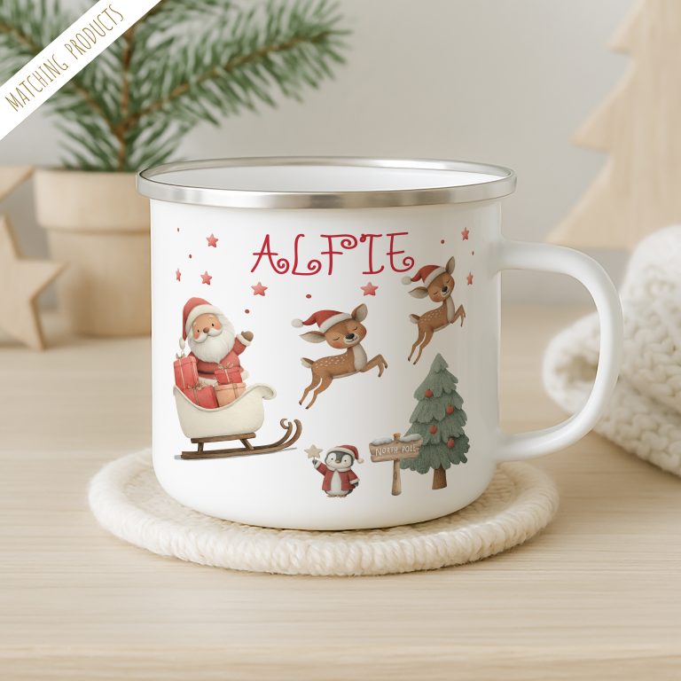 Personalised Santa Claus Christmas Mug