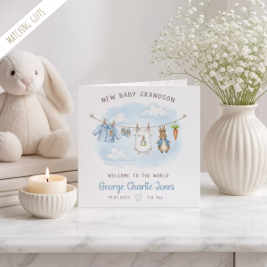 New Baby Boy Card
