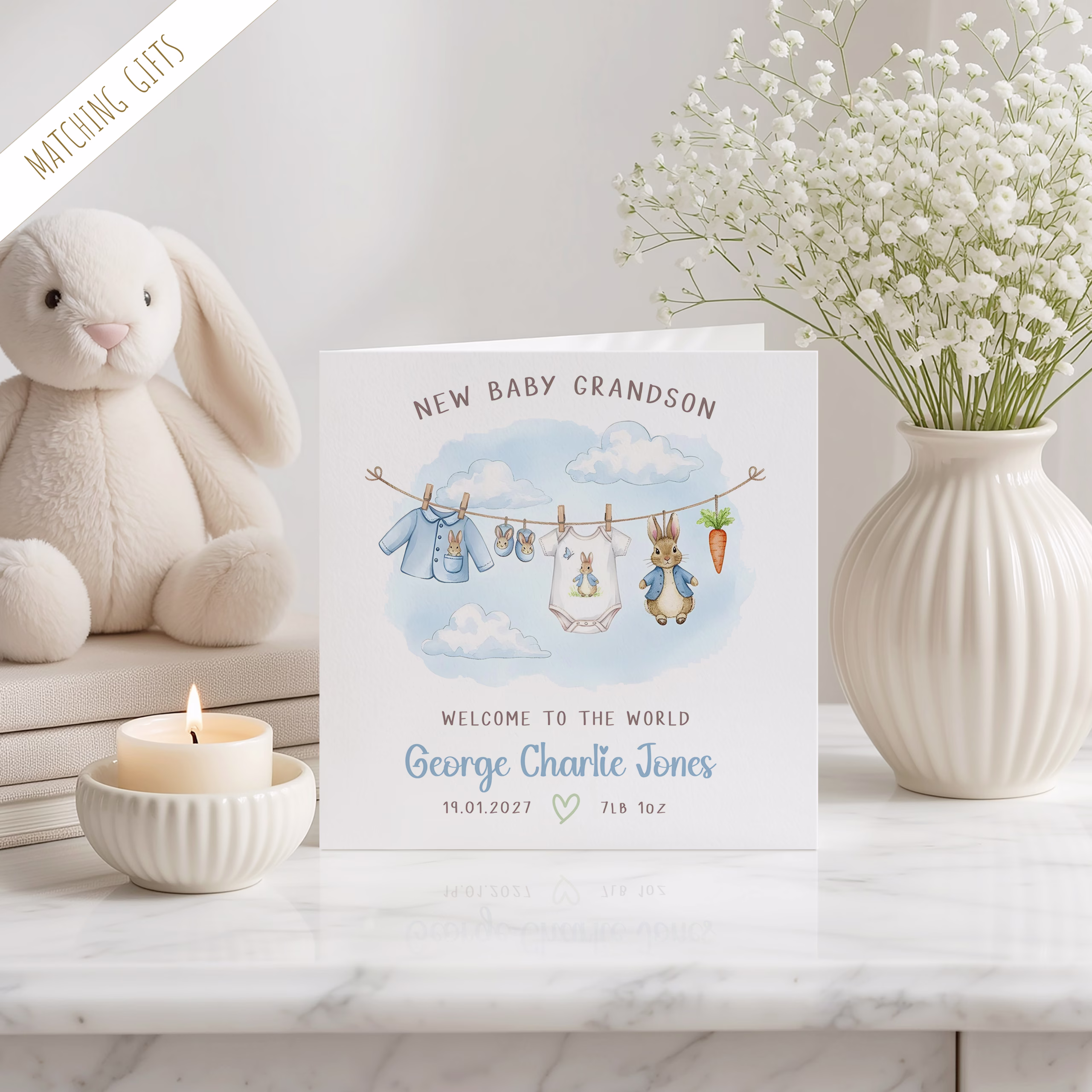 New Baby Boy Card