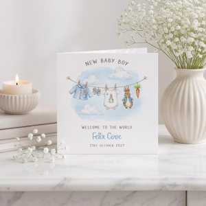 New Baby Boy Card