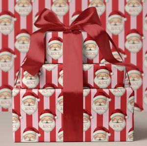 Santa Claus Gift Wrapping Paper