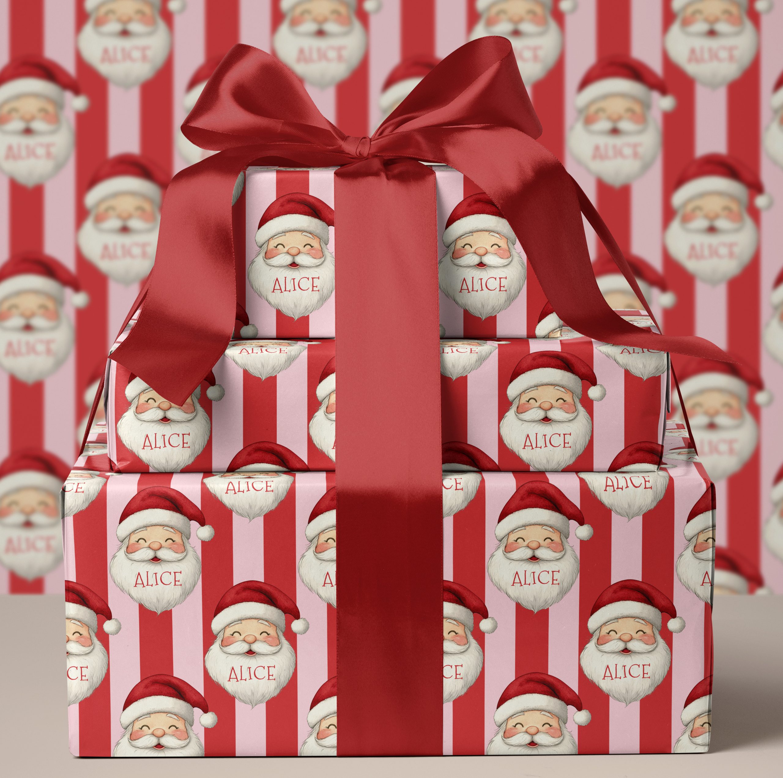 Santa Claus Gift Wrapping Paper