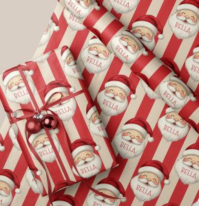 Santa Claus Gift Wrapping Paper