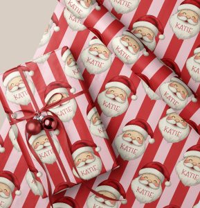 Santa Claus Gift Wrapping Paper