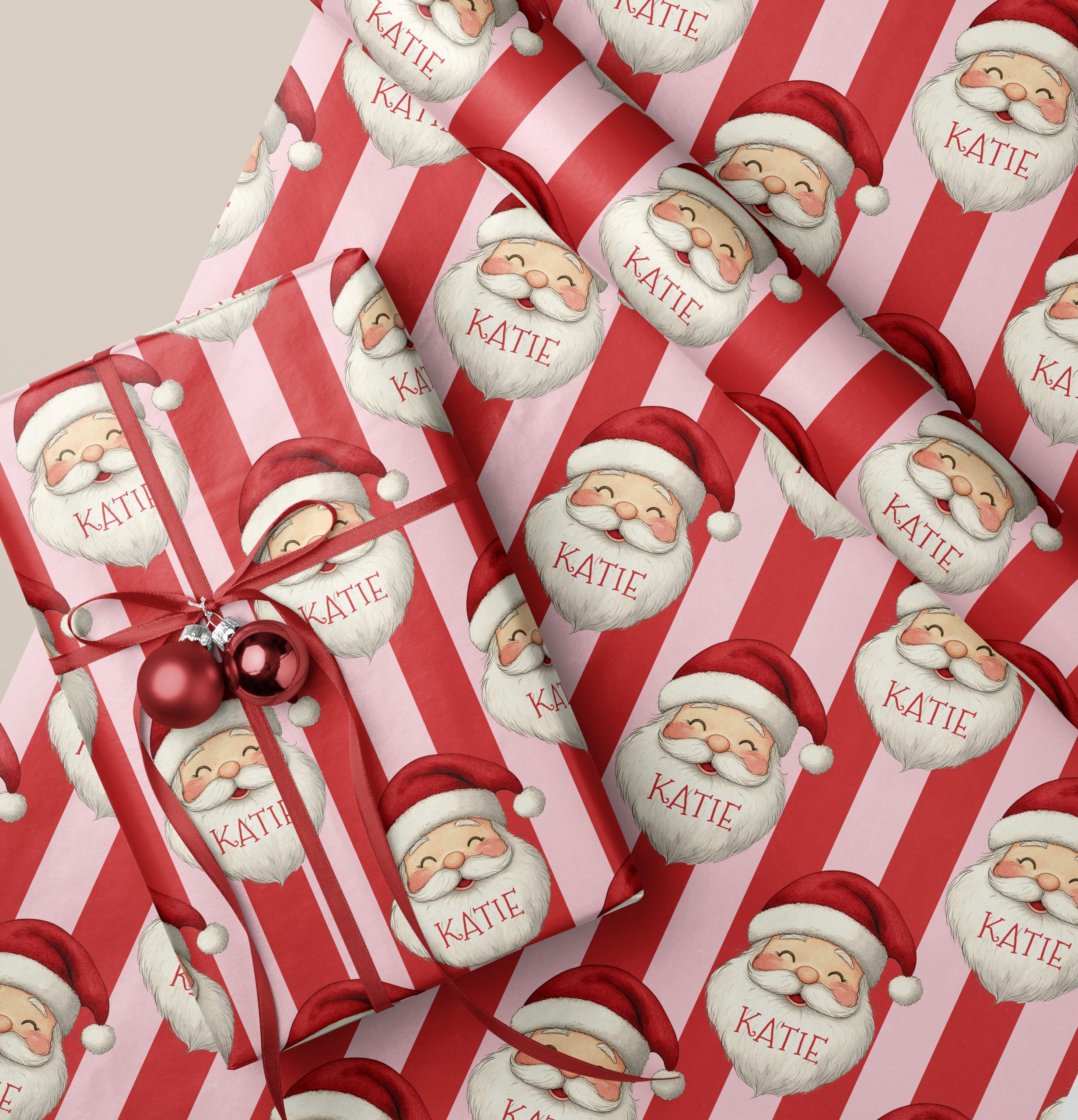 Santa Claus Gift Wrapping Paper