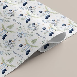 Personalised Christmas Gift Wrapping Paper For Mum