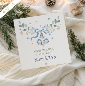 Personalised Family Christmas Card