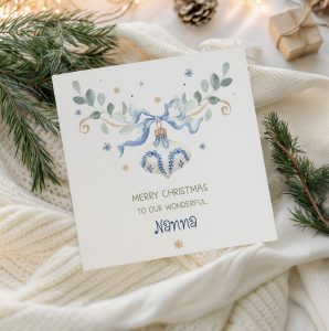Personalised Family Christmas Card