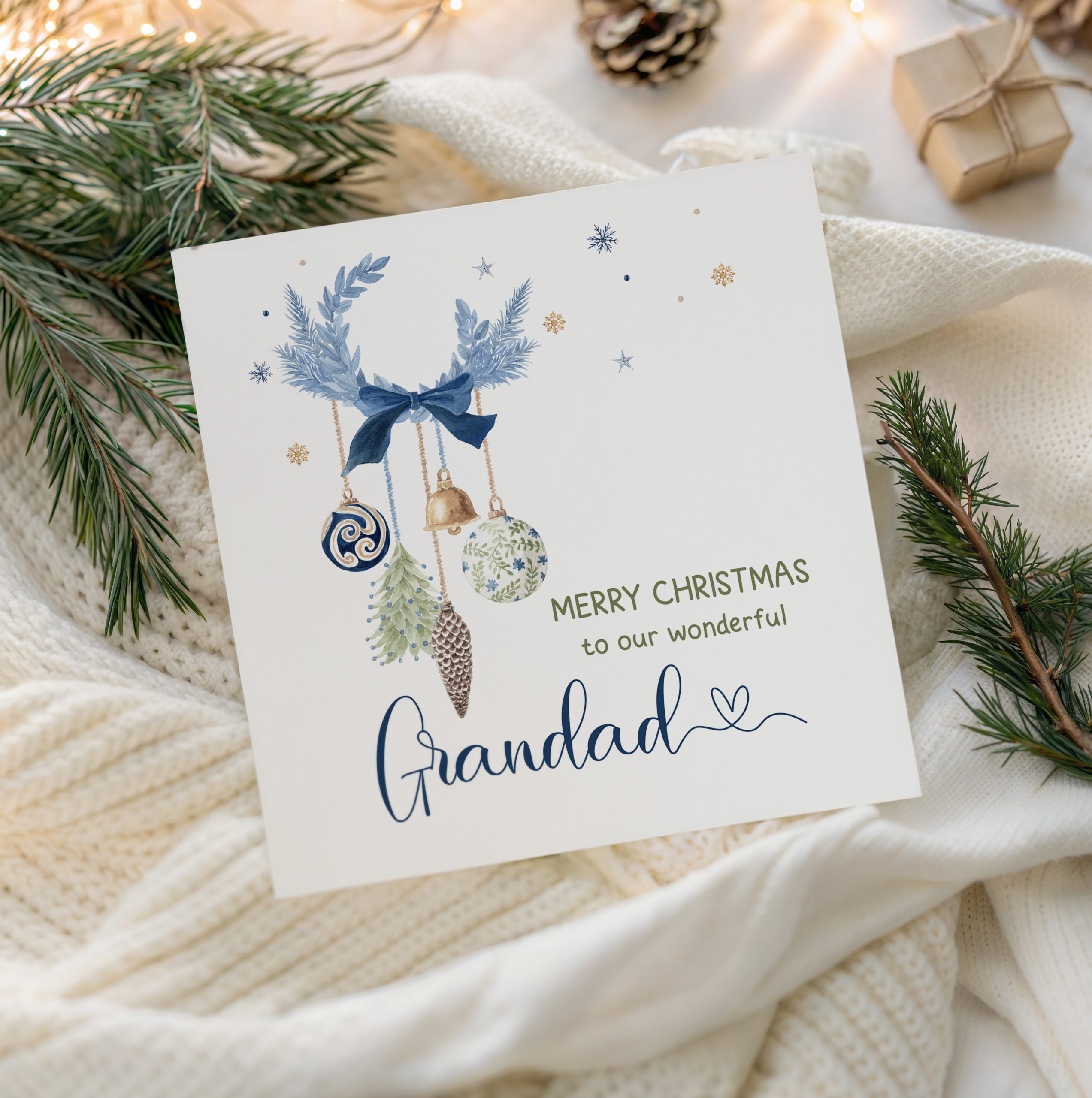 Personalised Family Christmas Card