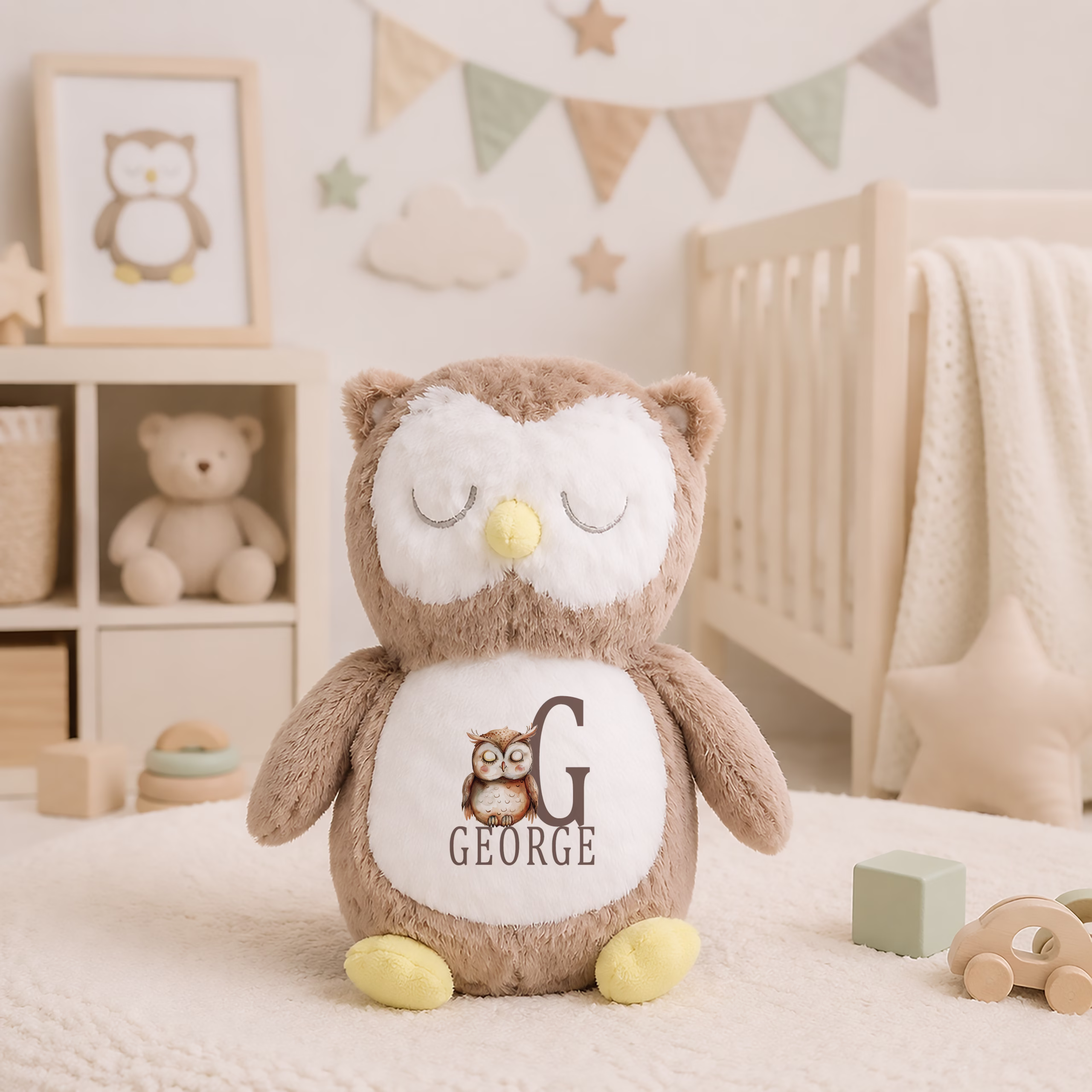 Plush Owl Toy