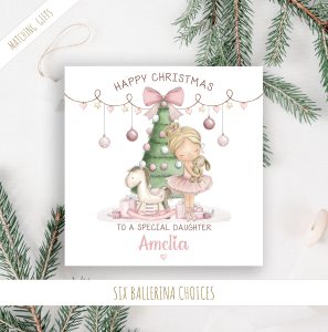 Personalised Ballet Christmas Card
