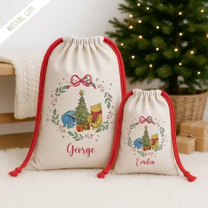 Personalised Winnie The Pooh Christmas Sack