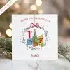 Personalied Winnie The Pooh Christmas Card