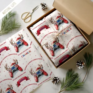 Personalised Gamer Gift Wrapping Paper