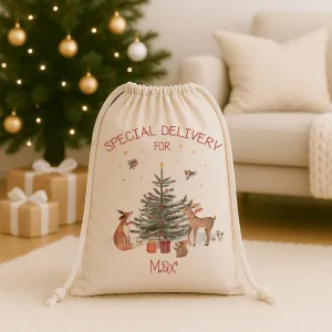 Childrens Personalised Christmas Sack