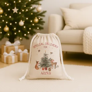 Childrens Personalised Christmas Sack