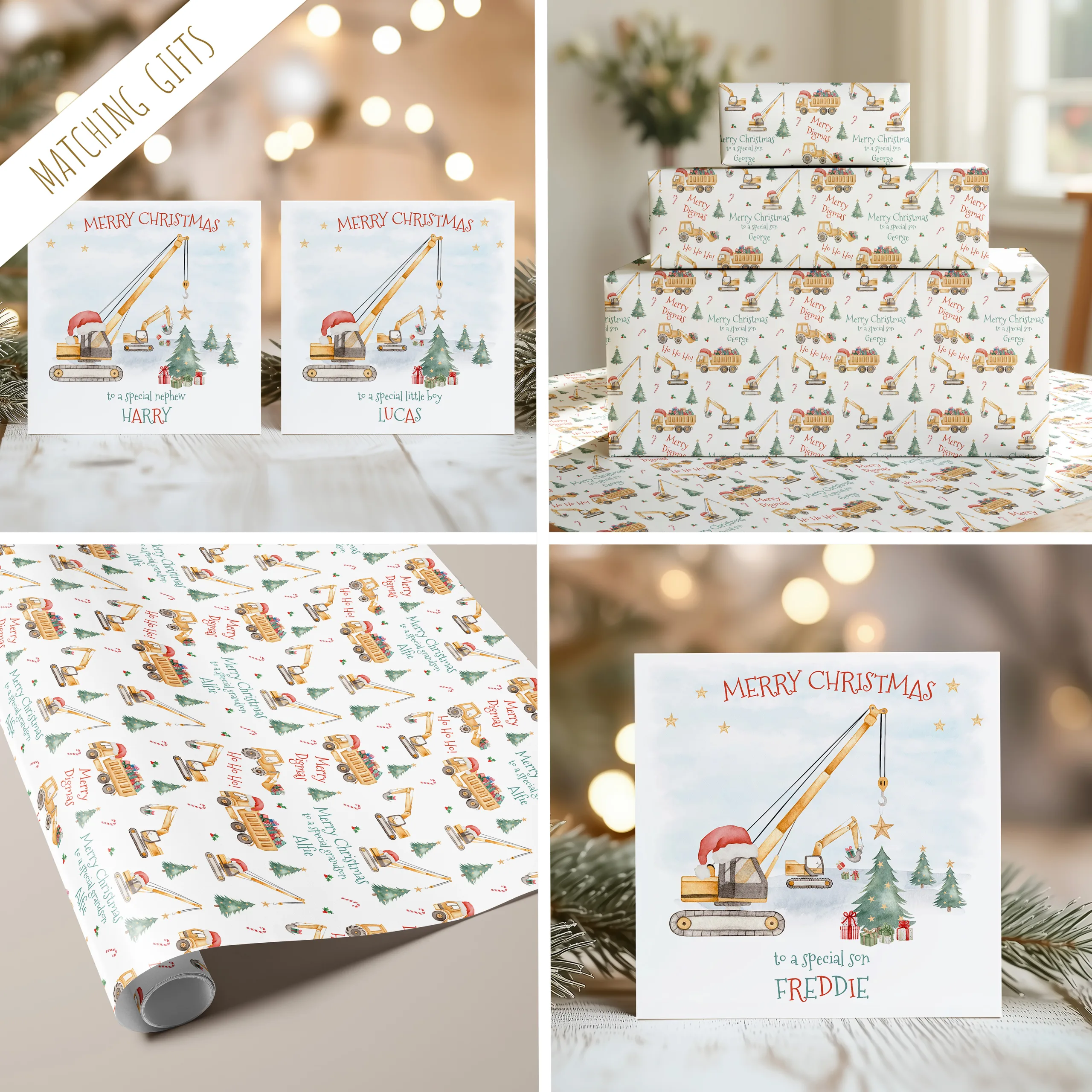 Christmas Construction Card