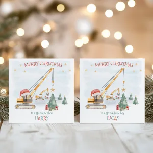Christmas Construction Card