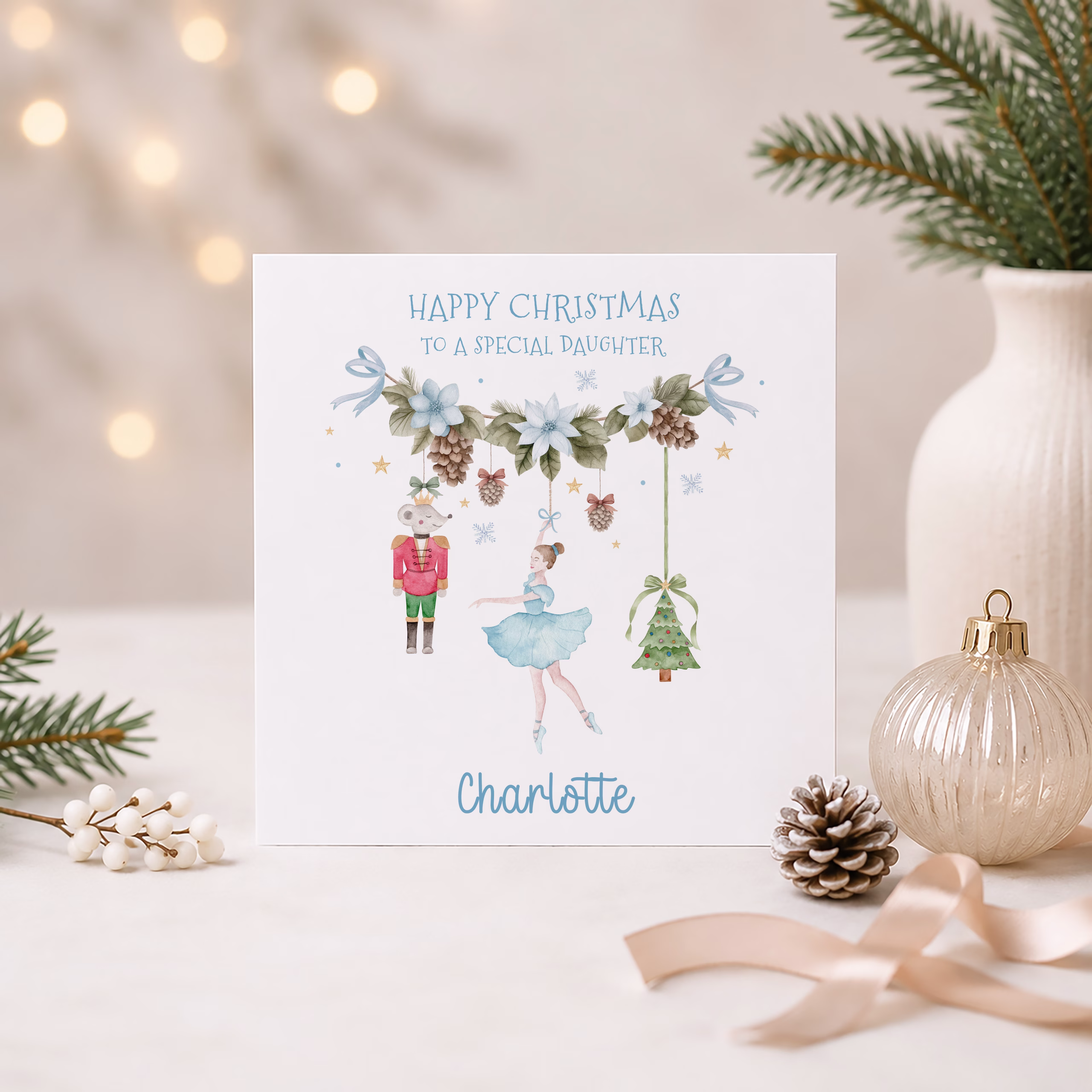 Nutcracker Christmas Card