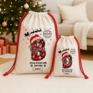 Personalised Pet Dog Christmas Sack