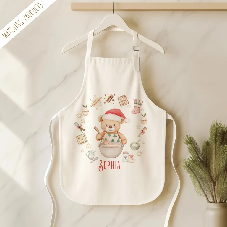Personalised Kids Christmas Apron