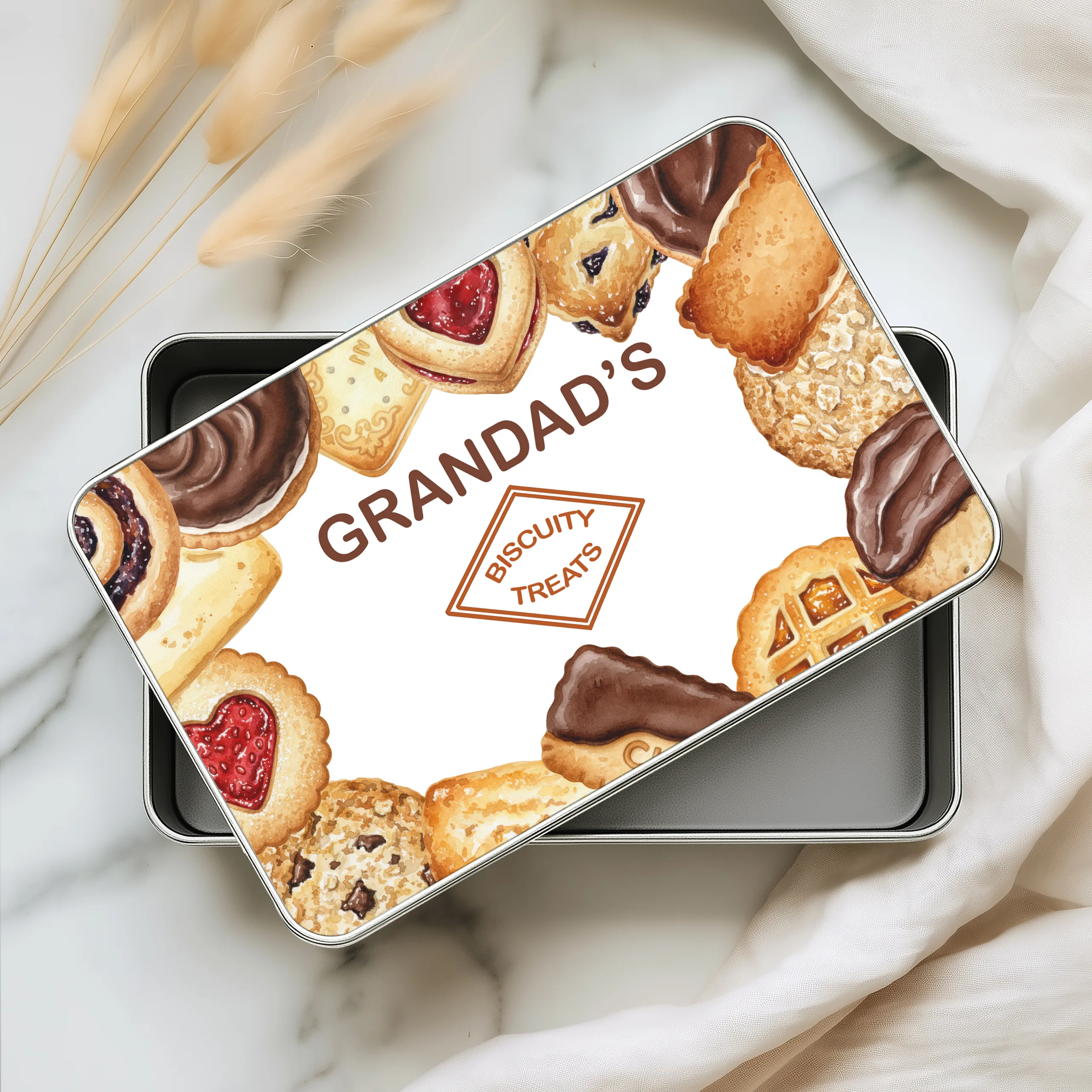Personalised Biscuit Tin