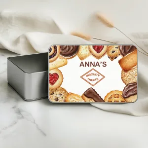 Personalised Biscuit Tin