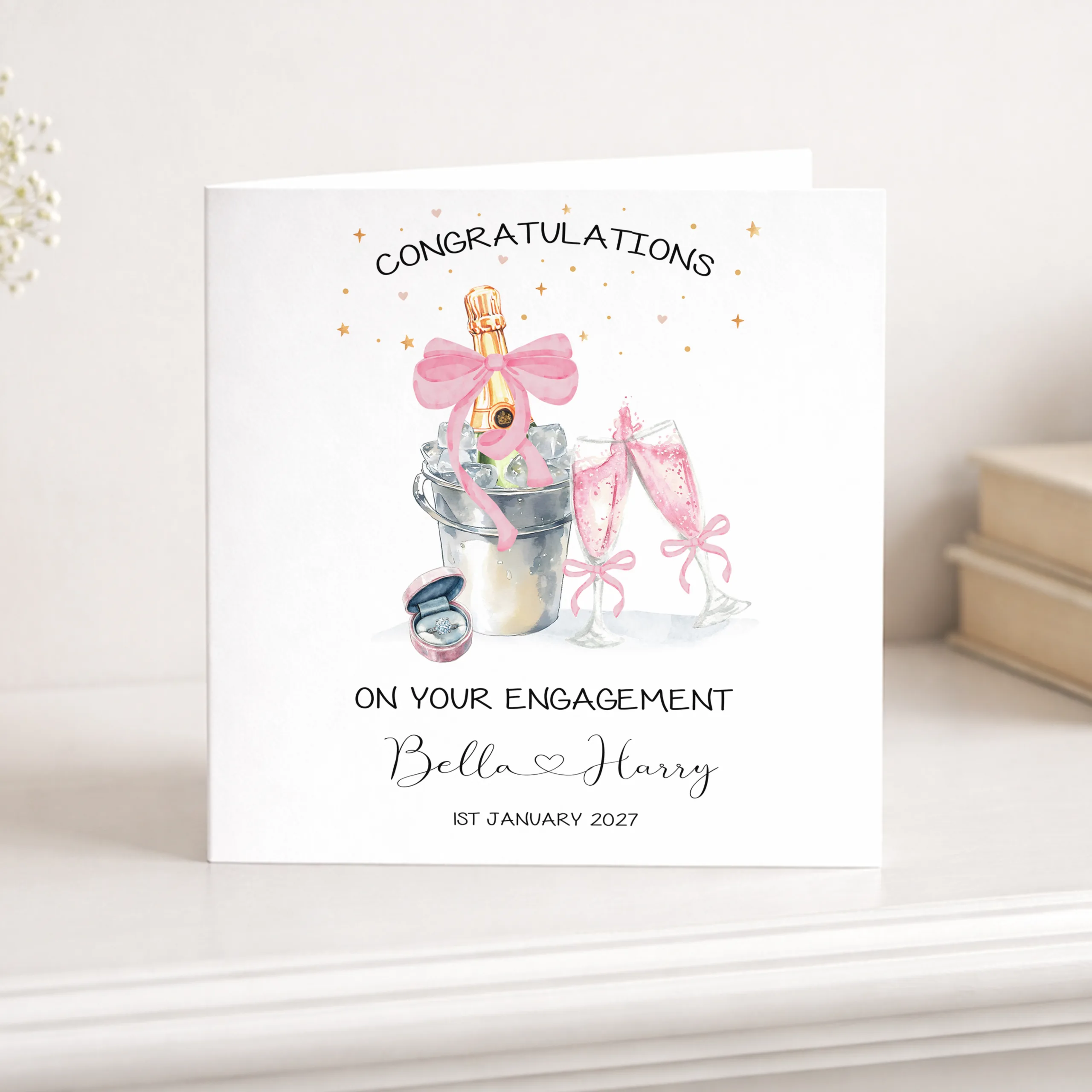 Personalised Engagement Card