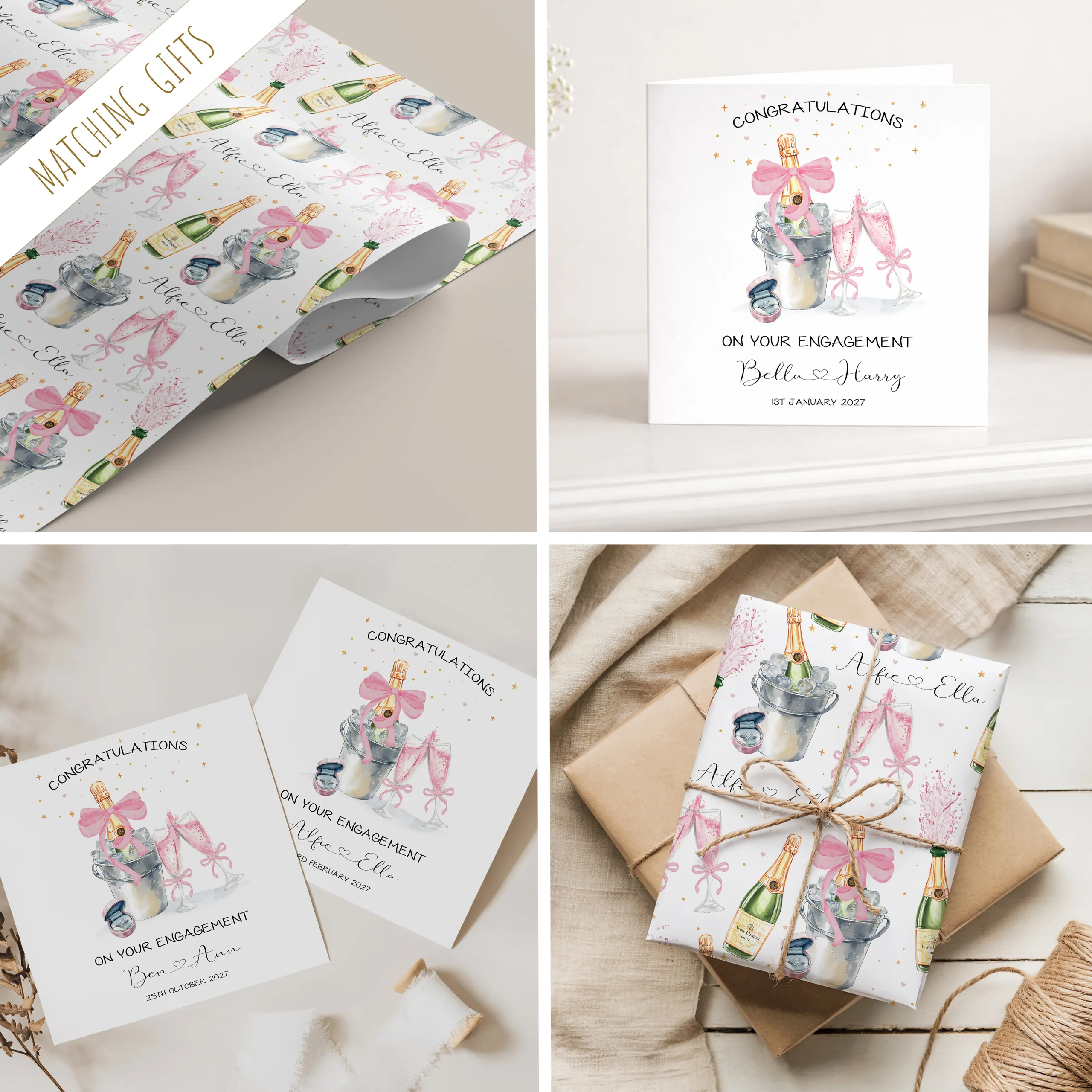 Personalised Engagement Card