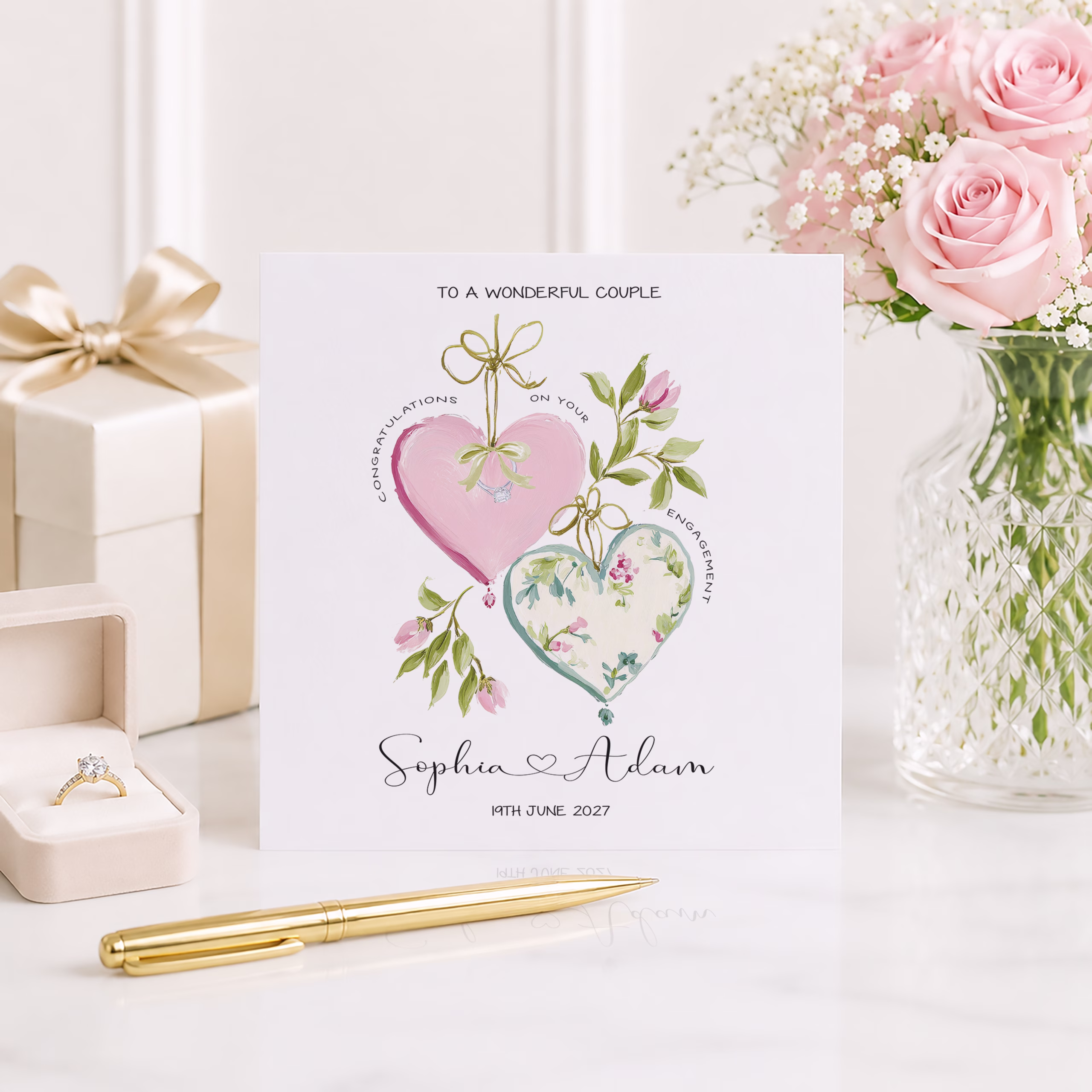 Personalised Engagement Card