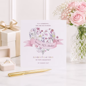 Personalised Engagement Card