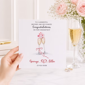 Personalised Engagement Card