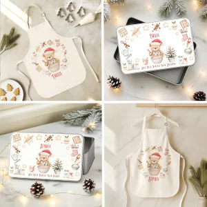 Personalised Baking Apron and Tin