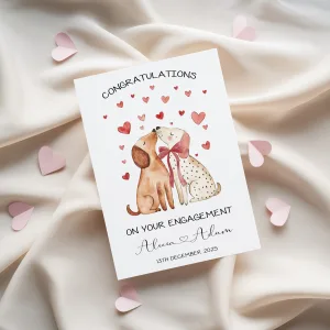 Personalised Engagement Card