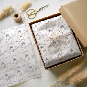 Personalised Engagement Ring Gift Wrapping Paper