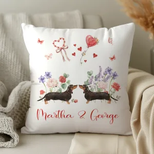 Personalised Dachshund Cushion