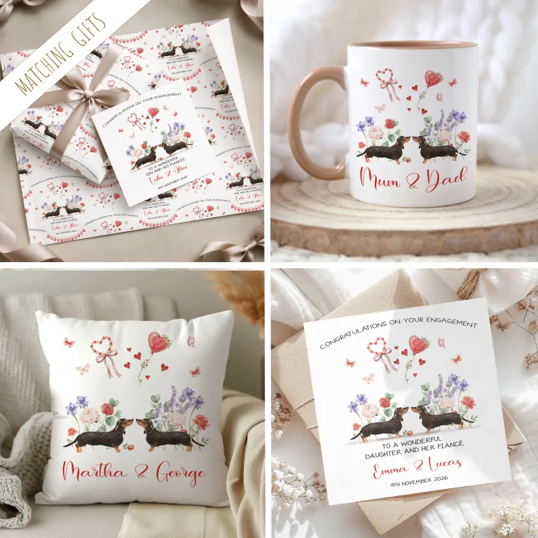 Personalised Dachshund Cushion – Personalise it!