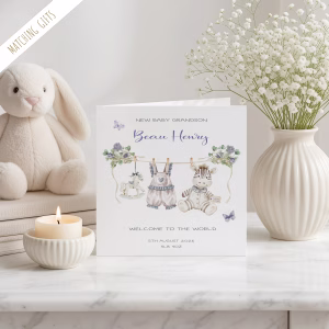 New Baby Boy Card