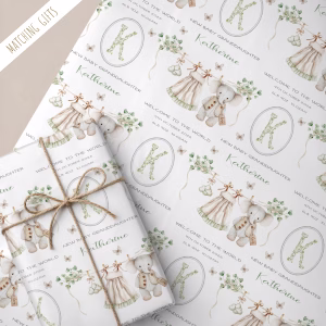 New Baby Gift Wrapping Paper