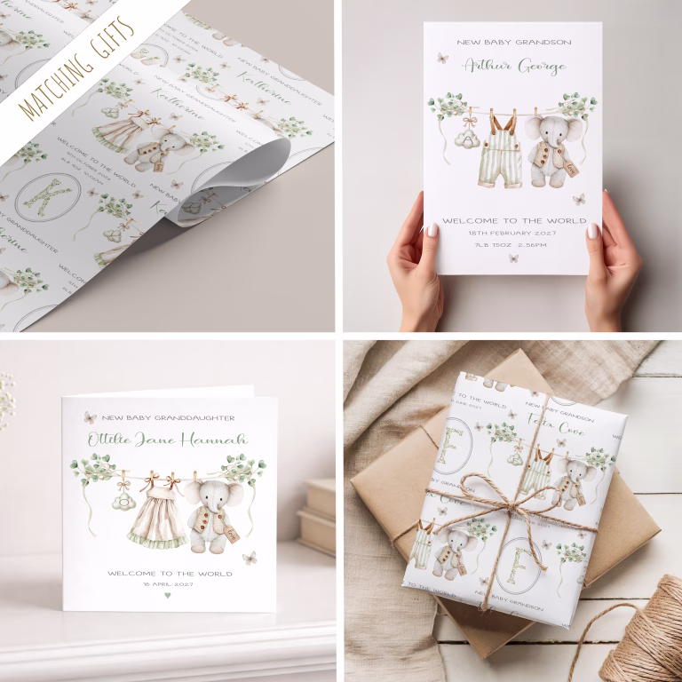 Personalised New Baby Card