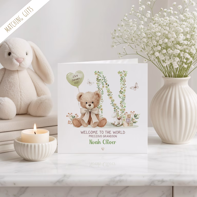 Personalised New Baby Card