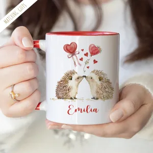 Personalised Hedgehog Mugs
