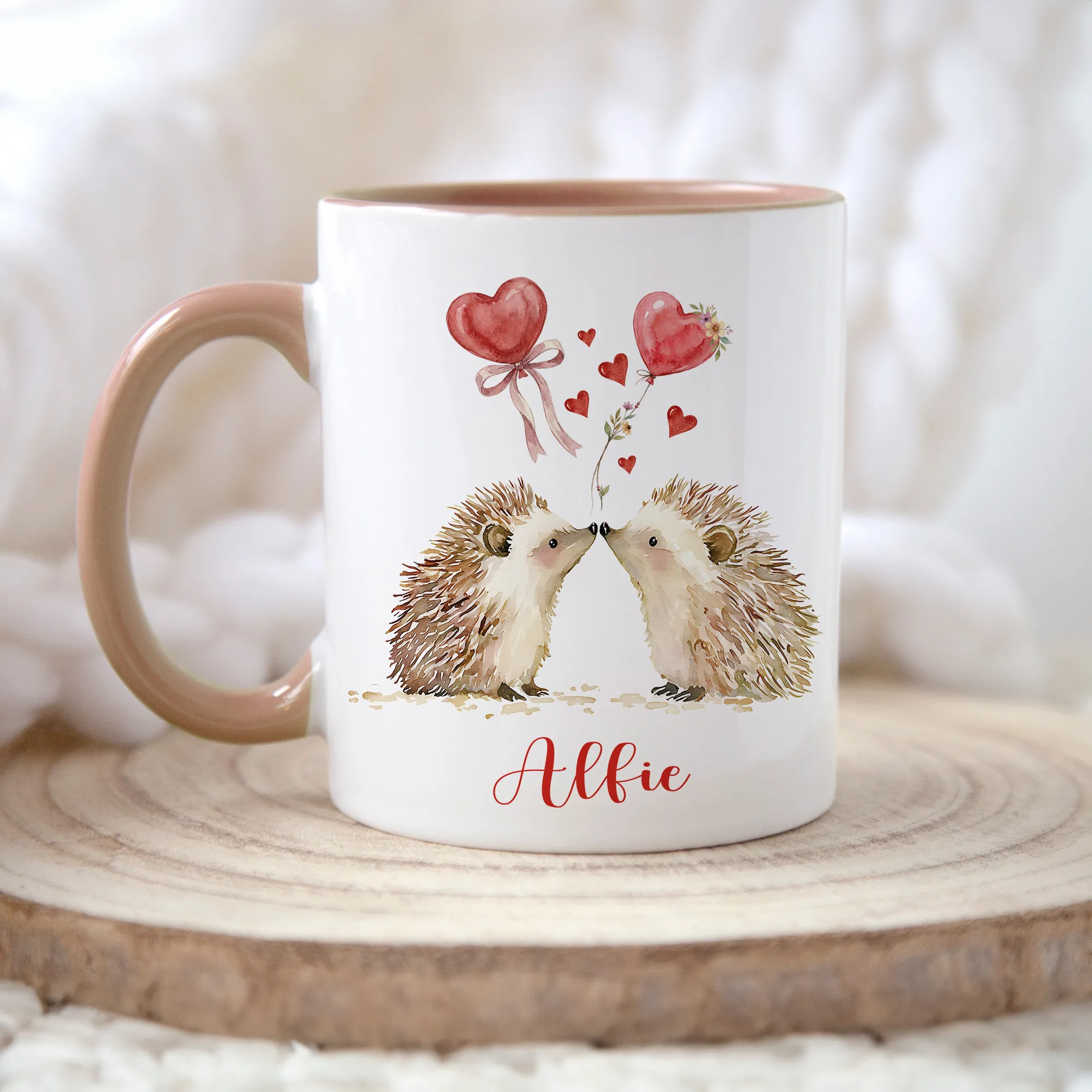 Personalised Hedgehog Mugs