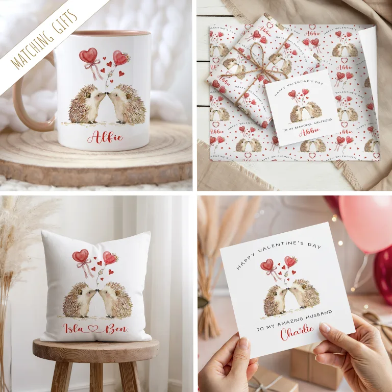 Personalised Hedgehog Cushion – Personalise it!